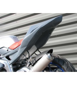 Coque arrière monoplace assise ouverte en 4 parties Aprilia 125 RS 2006-2010 vue de dessous