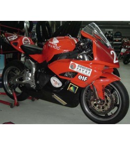 Carénage en 2 parties CBR 1000 RR 04-05 monté et peint rouge