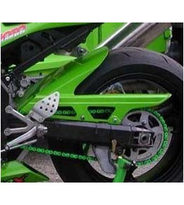 Garde boue arrière ZX6R 03-04 monté et peint en vert