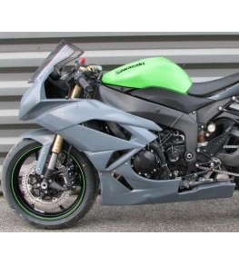 Carénage en 2 parties ZX6R 09-13 vue de gauche