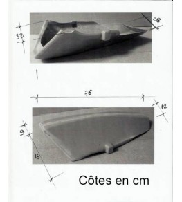 Sabot moteur 1000 R dimensions et côtes