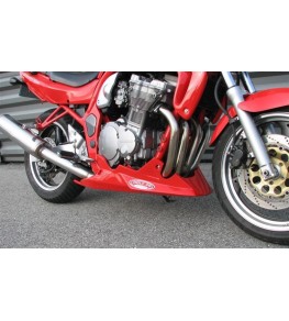 Sabot moteur Evo 4 Bandit 600 et 1200 monté et peint rouge