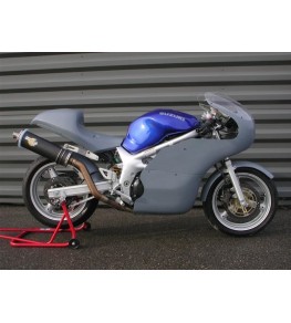 Garde boue avant Rétro SV 650 99-02 montage 1