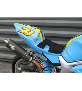 Coque arrière monoplace Racing SV 650 99-02 SVXR peinture GP Rizla