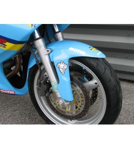 Garde boue avant Racing SVXR SV 650 99-02 peinture perso GP Rizla