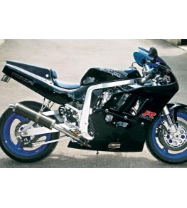 Carénage en 2 parties 750 GSXR 1991 double optiques sur moto complète