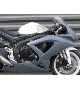 Carénage en 2 parties GSXR 600 / 750 2008-10 vue profil droit