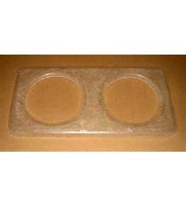 Platine pour optiques 120mm Entraxe 132mm vue 1