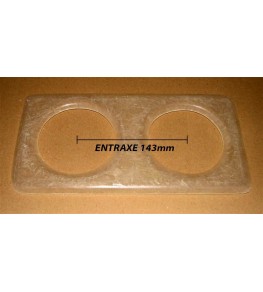 Platine pour optiques 120mm Entraxe 143mm