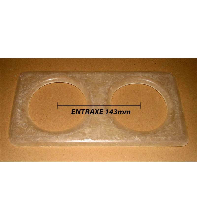 Platine pour optiques 120mm Entraxe 143mm