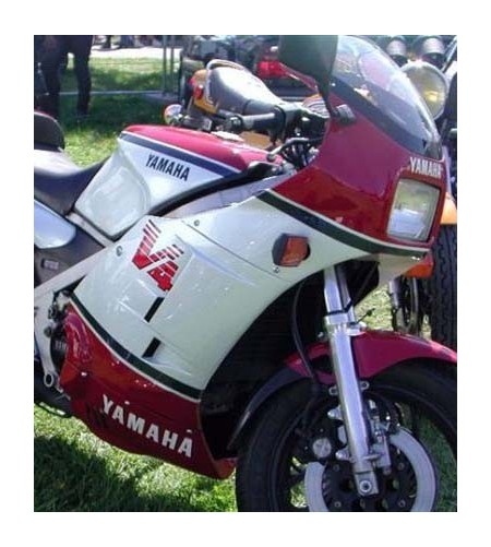 Optique De Phare Yamaha 500 RDLC De 1984 - Avec Support - Pièce D'occasion En Bon état