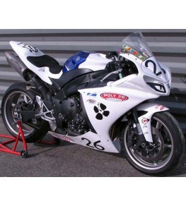 Carénage en 2 parties Evo 1 Yamaha R1 09-14 montage piste