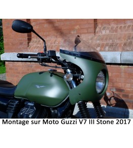 Saute vent Néo Rétro 5590 montage sur Moto Guzzi V7 III de 2017