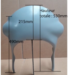 Tête de fourche type Le Mans hauteurs