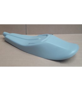 Selle/Coque arrière mono Dirt Track brut profil gauche