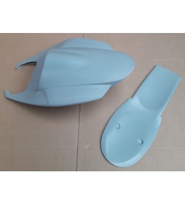 Coque arrière monoplace assise ouverte GSXR 600 ou 750 de 2006 à 2007 brut profil haut