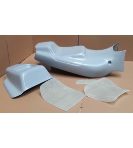 Coque arrière biplace 750 GSXR 1990 et 1100 1989 1990 Endurance Réplica 90 brut profil droit