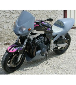 Tête de fourche Street Bike CD2 brut montée sur GSXR