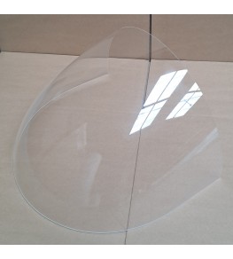 Bulle incolore sur mesure longueur au choix modèle 1 vue de haut