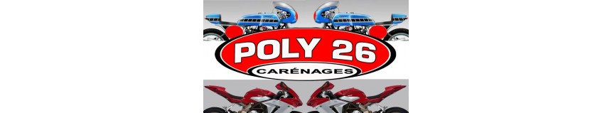 Carénages Poly 26, pour la route, la piste, gamme café racer, street bike, youngtimer