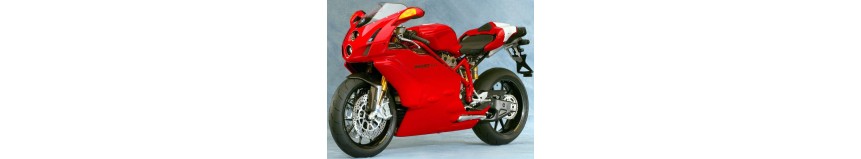 Carénages Poly 26 pour Ducati 749 / 999 de 2003 à 2006, carénage en 2 parties avec ou sans découpe de phare