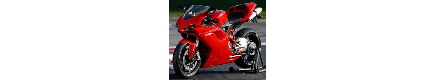 Carénages en polyester pour Ducati 848 / 1098 / 1198, carénage en 2 parties avec ou sans découpe de phare