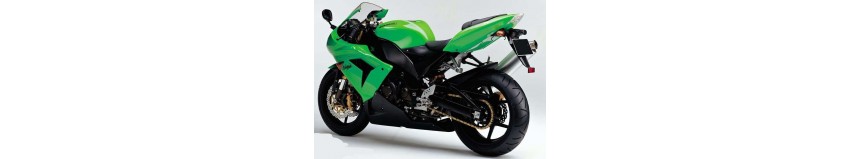 Carénages en stratifié polyester pour Kawasaki ZX10R de 2004 à 2005, carénage en 2 parties avec ou sans découpe de phare