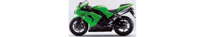 Carénages en stratifié polyester pour Kawasaki ZX10R de 2006 à 2007, carénage en 2 parties avec ou sans découpe