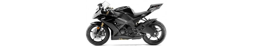 Carénages en stratifié polyester pour Kawasaki ZX10R de 2008 à 2010, carénage en 2 parties avec ou sans découpe