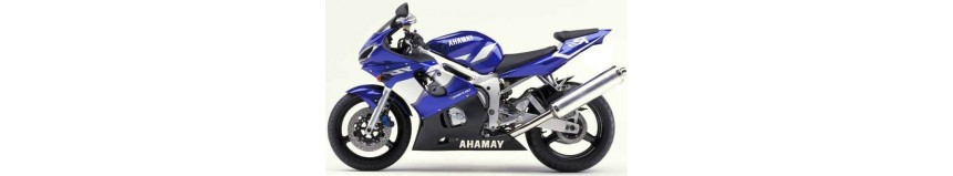 Carénages en polyester pour Yamaha R6 de 1999 à 2002, carénage en 2 parties, fermé pour la piste