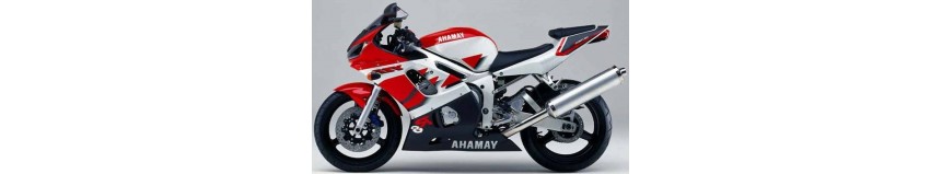 Carénages en polyester pour Yamaha R6 de 2003 à 2005, carénage en 2 parties, fermé pour la piste 