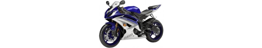 Carénages en polyester pour Yamaha R6 de 2008 à 2015, carénage en 4 parties, fermé pour la piste, garde boue avant