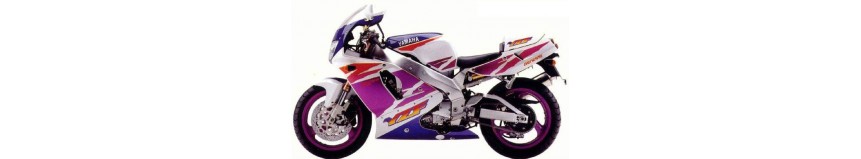 Carénages en polyester pour Yamaha 750 YZF 1993 à 1994 (modèle avec radiateur droit), carénage en 2 parties 