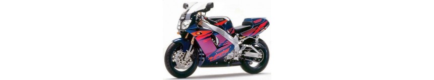 Carénages en polyester pour Yamaha 750 YZF 1995 à 1998 (modèle avec radiateur incurvé), carénage en 2 parties