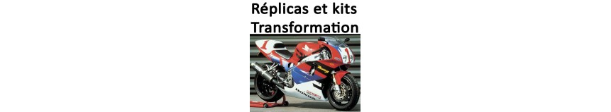 Kits réplica Honda NSR, NR, Yamaha M1, Suzuki SV Rétro, SVXR, changer 