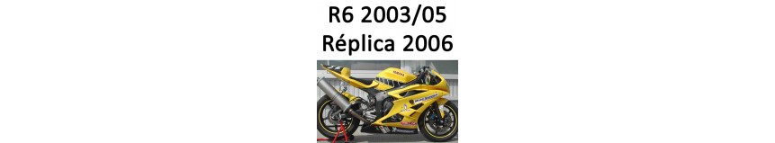 Transformer votre Yamaha R6 2003 à 2005 en Réplica 2006, carénage, coq